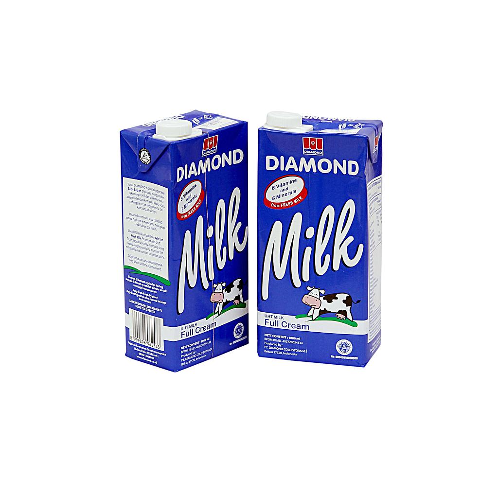 Susu Full cream UHT Diamond