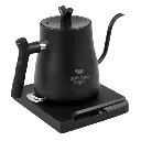 HR462 KBX Black 1L Teko Leher Angsa Gooseneck Kettle