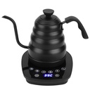 GY1658 Black 800ml Teko Leher Angsa Gooseneck Kettle One Two Cups