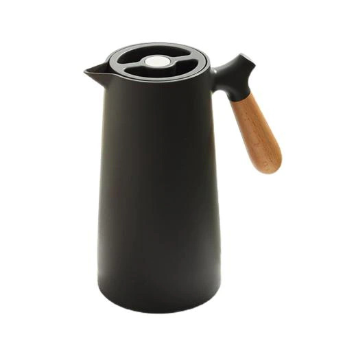[PKTLG040] LS029 Black 1L Thermos Teko One Two Cups