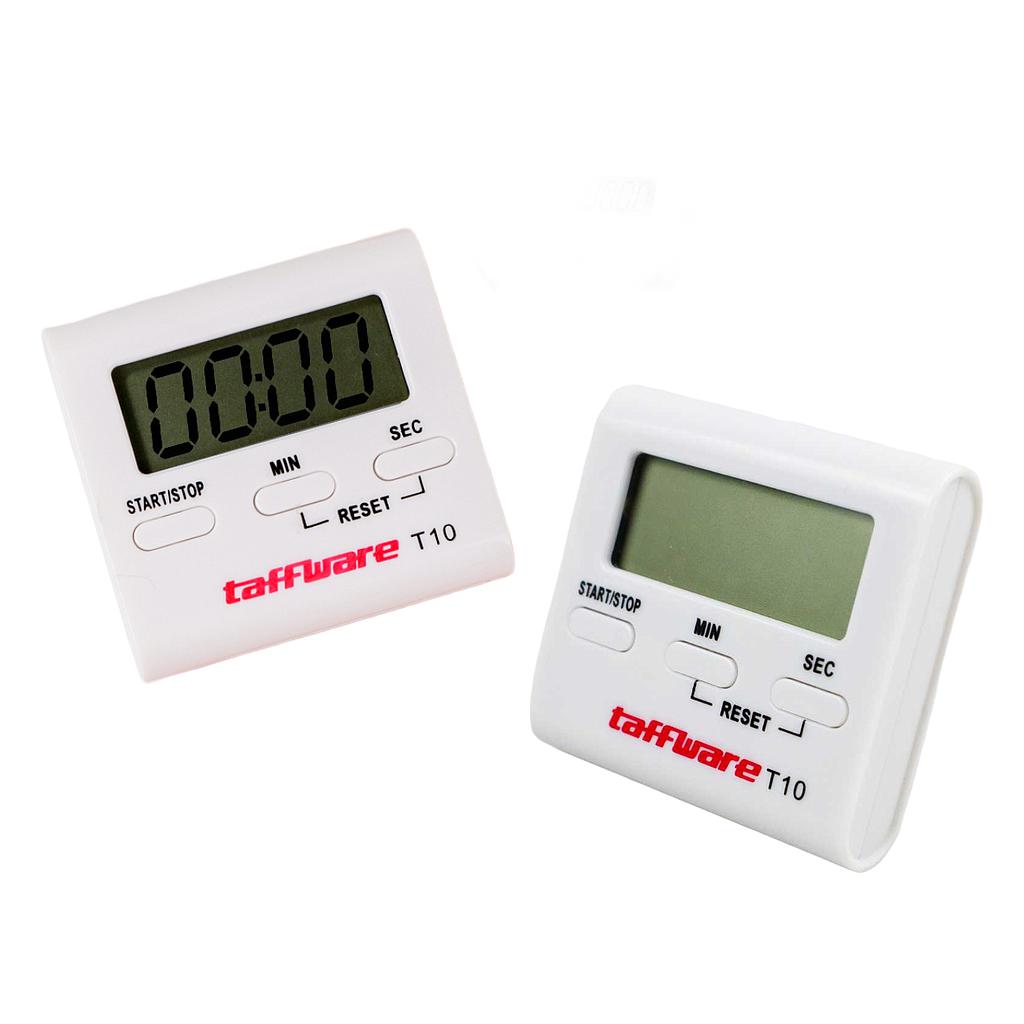 [PBTM003] T10 White Mini Timer Countdown Digital Alarm Clock Taffhome