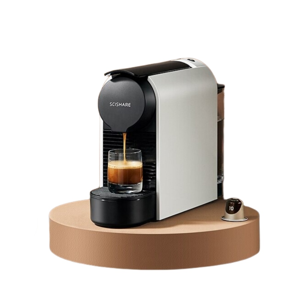 Xiaomi SCISHARE Mesin Kopi Capsule Nespresso Mini Otomatis Coffee Powder Maker 20 Bar