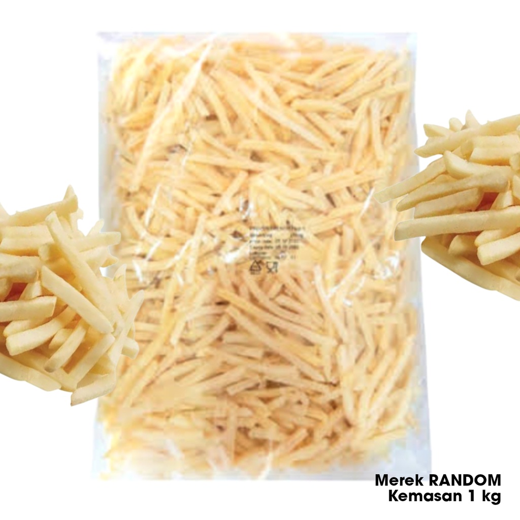 [BF014] 1kg Frozen Kentang Shoestring Cut