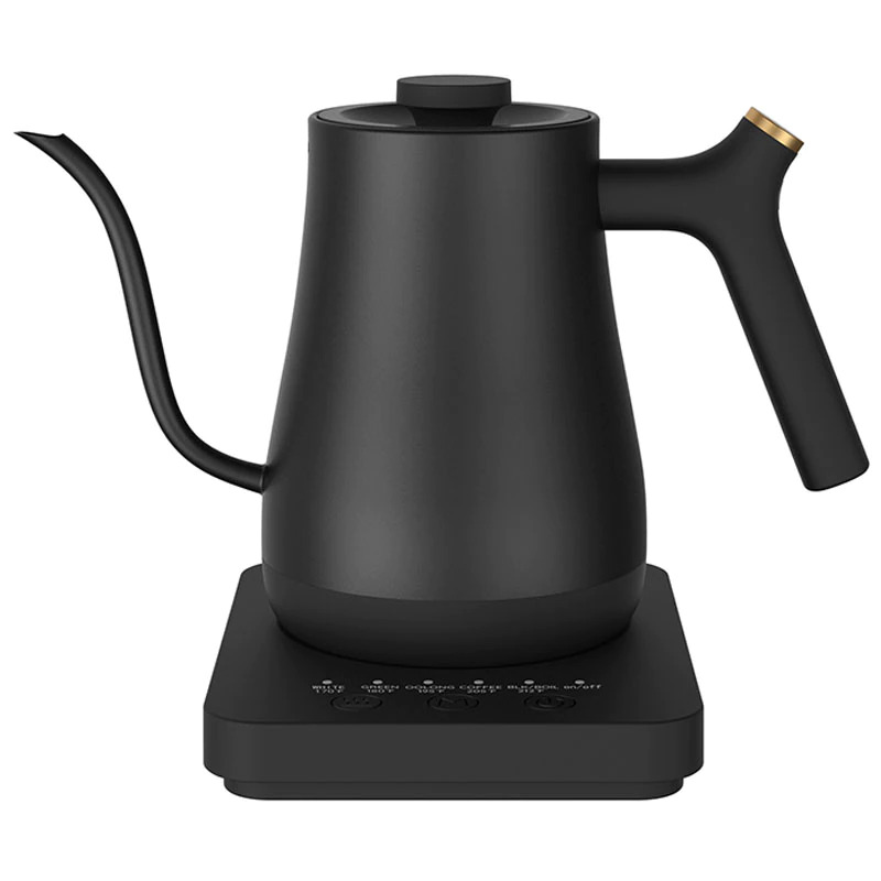 [PKTLE005] PY0805AWD Black 900ml Teko Leher Angsa Gooseneck Kettle One Two Cups