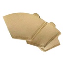 KHM07 100 Pcs Brown Paper Filter Trapesium V60 1-2 Cups