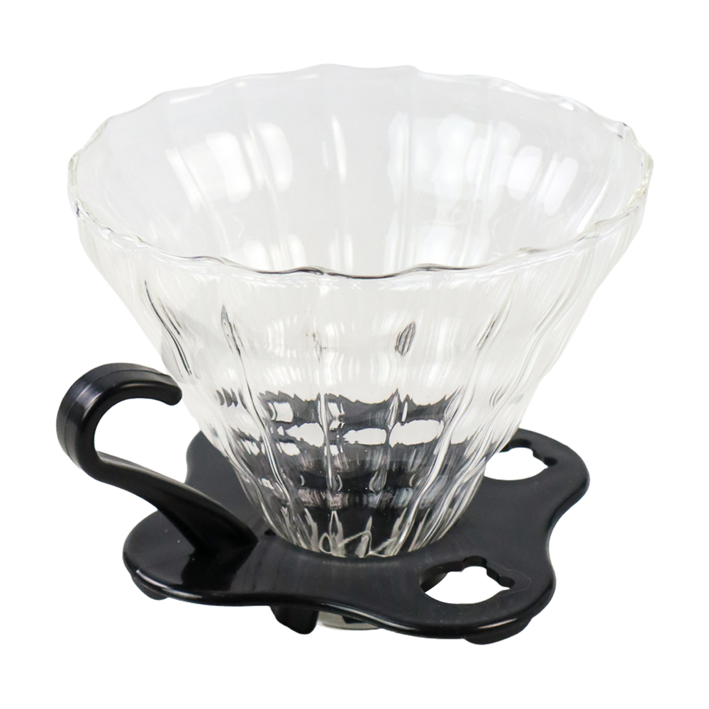 [PKDV020] VD30P Transparent Dripper V60 Plastik One Two Cups