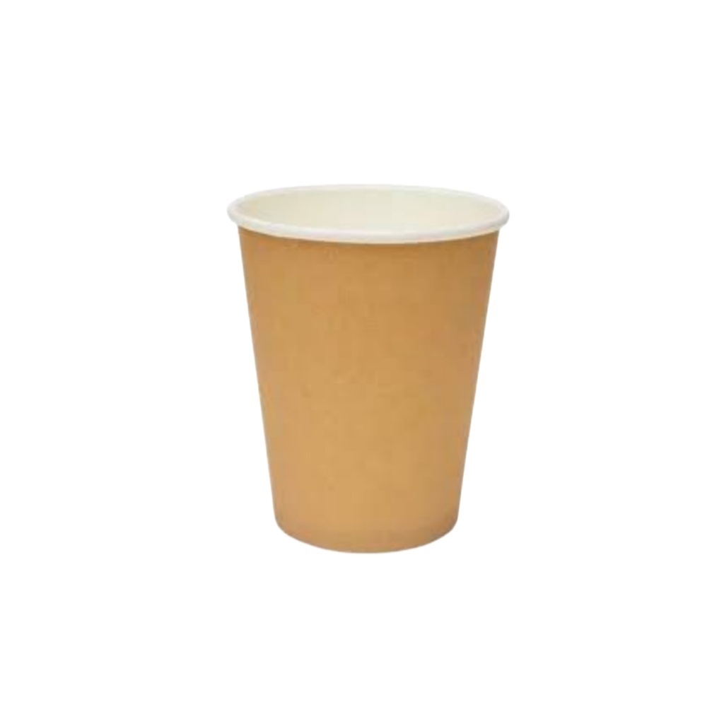 Paper Cup Motif Coklat 8 oz