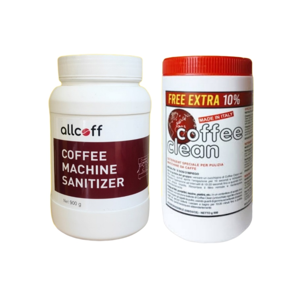 Bubuk Descaler Detergen Mesin Kopi Espresso Allcoff 900 gram