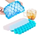 DU655 Light Blue Cetakan Es Batu Model Heksagon