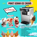 Paket Usaha Soft Ice Cream Brand Sendiri