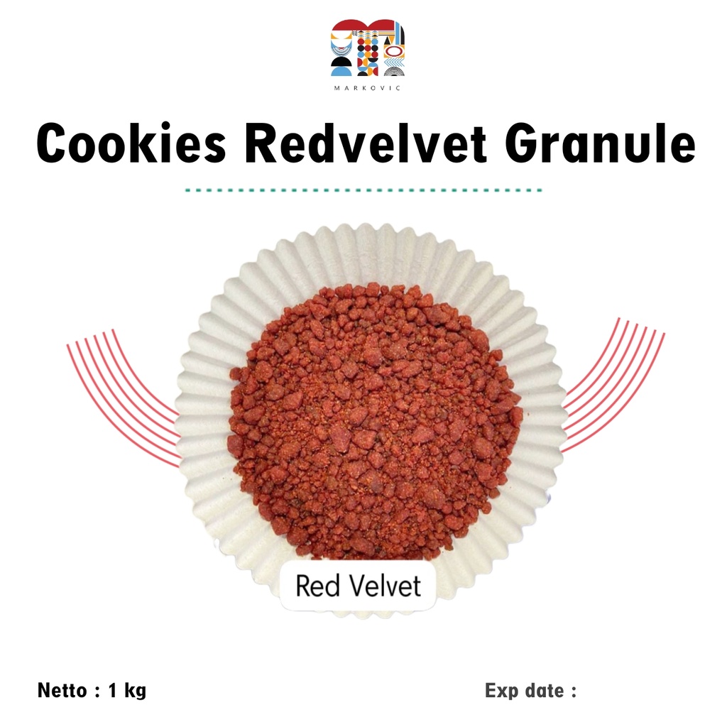 [BTFB005] Cookies Crumble Redvelvet Granule 1 kg