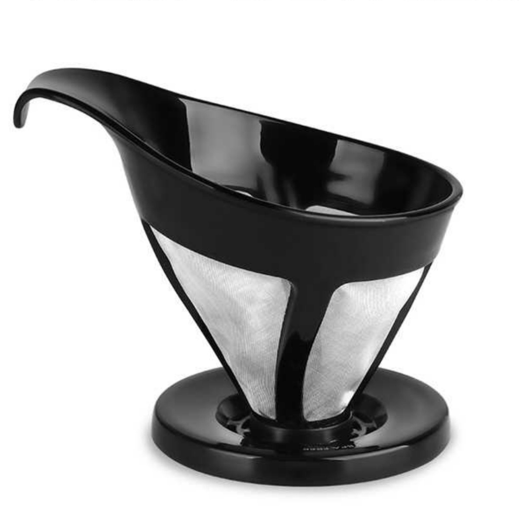 ICafilas Dripper V60 Double Layer Black