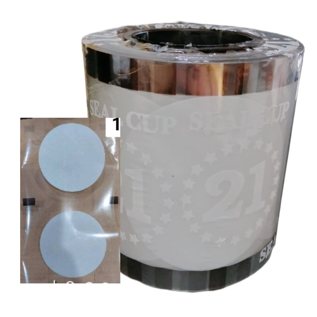 [APG01029] Lid Cup Sealer Plastik Blok Putih