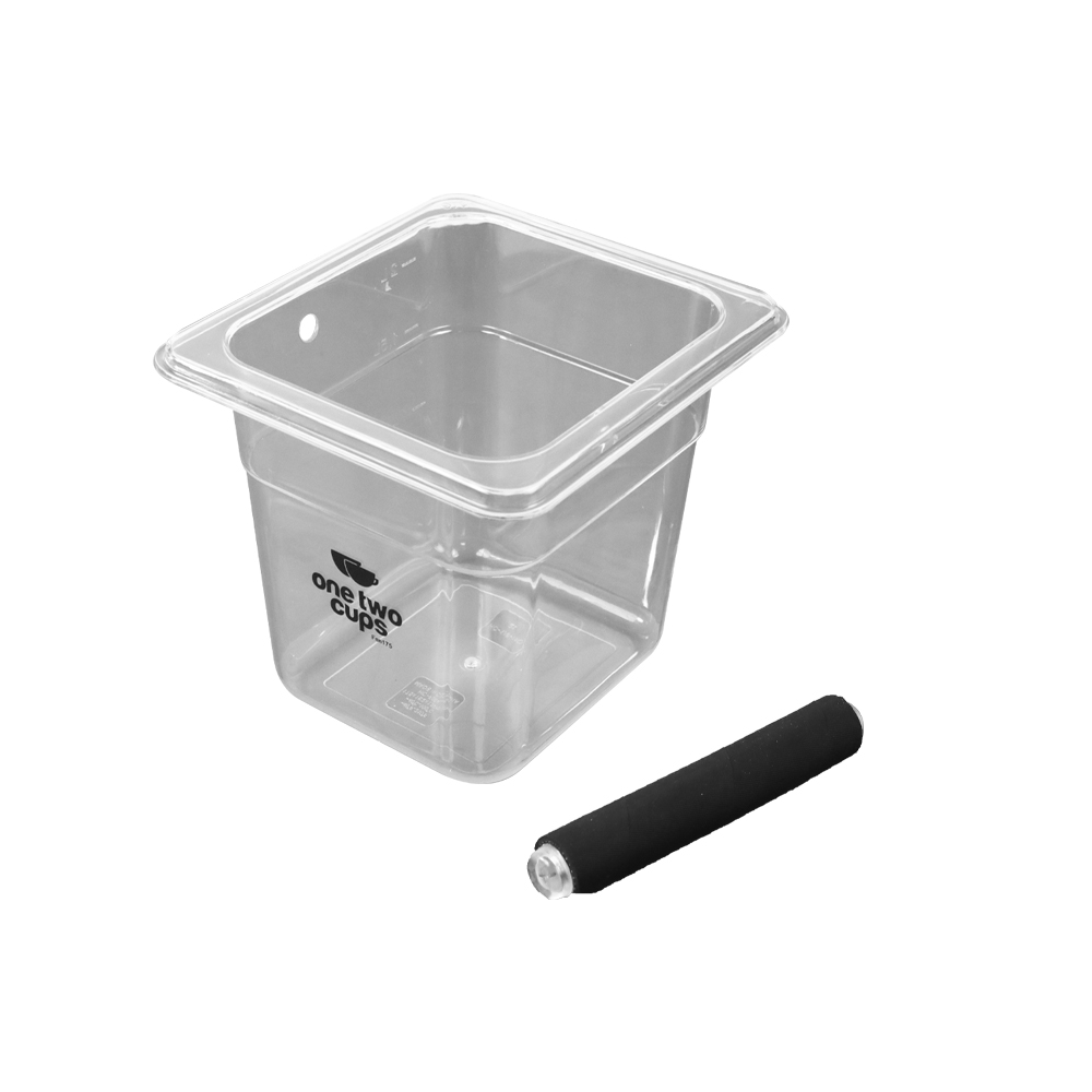 FEN175 Transparent L Knock Box Wadah Ampas Kopi Espresso