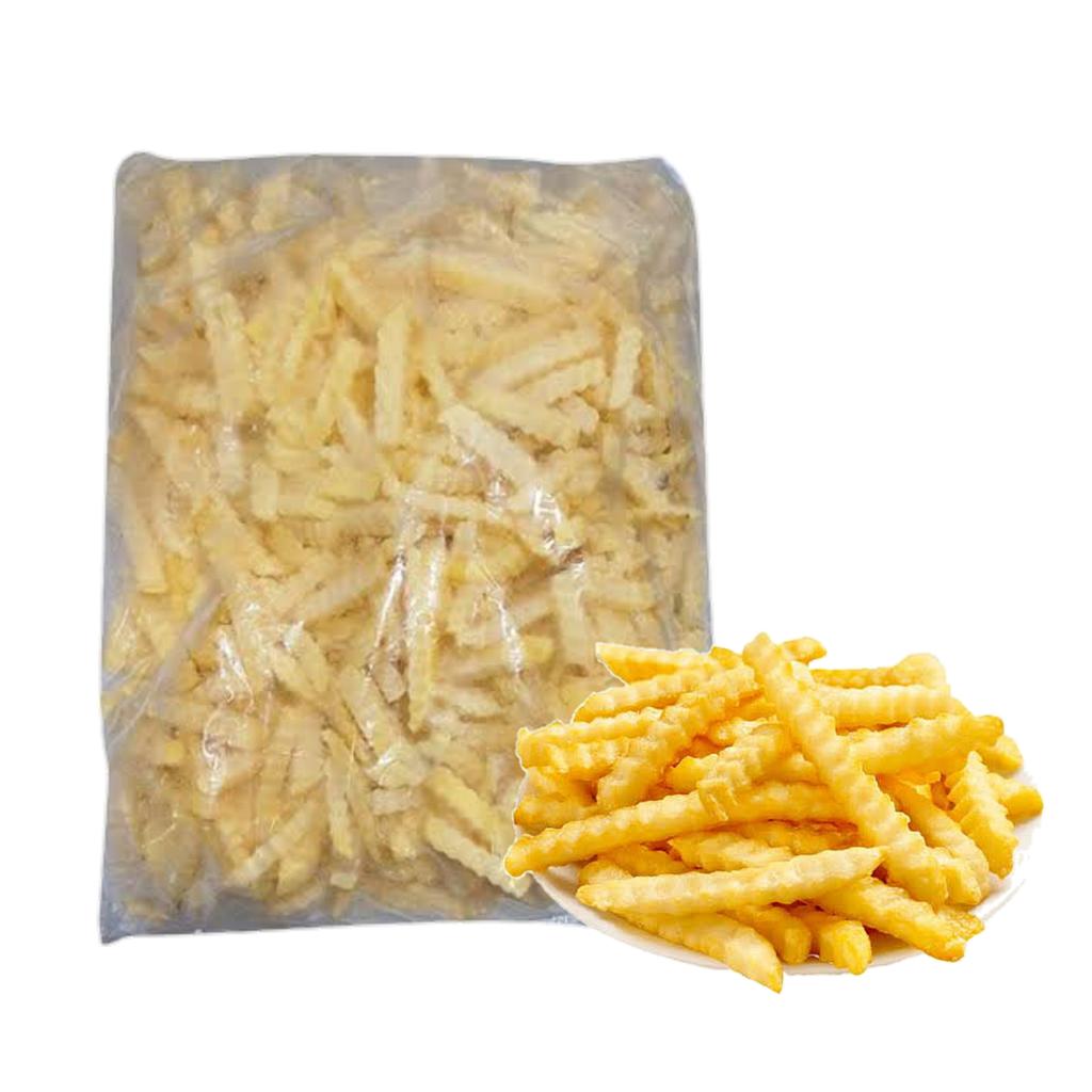 [BF019] 2kg Frozen Kentang Crinkle Cut