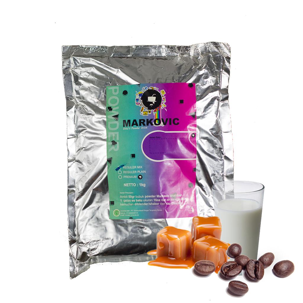 Bubuk Minuman Markovic Caramel Machiato Plain