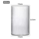 SF455 450ml Gelas Cafe Striped One Two Cups