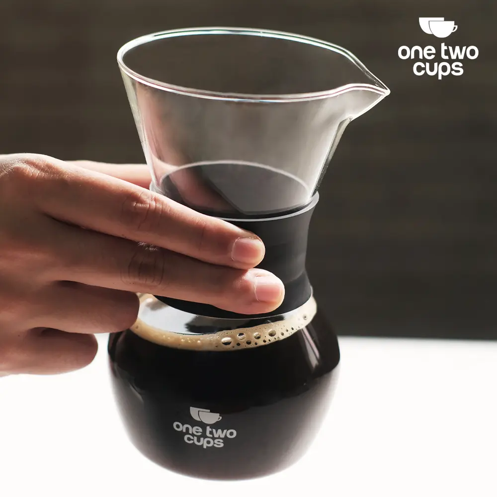 SE111 400ml Pour Over Coffee Server One Two Cups