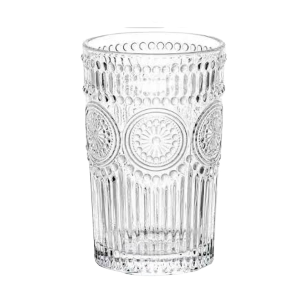 YJ09 360ml Gelas Cafe Sunflower Glass 