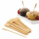 Tusuk Buah Cocktail Garnish Bambu Dayung 10cm isi 100