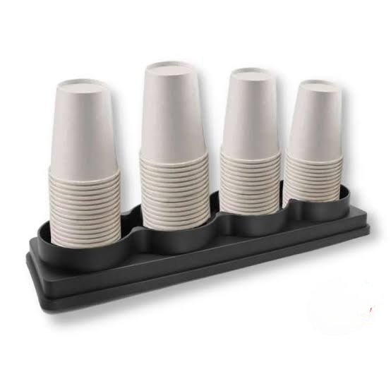 Cup Holder Dispenser Organizer 4 Slot Paper Cup