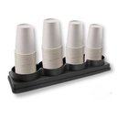 Cup Holder Dispenser Organizer 4 Slot Paper Cup