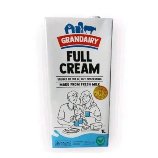 Susu Grandairy Full Cream UHT  