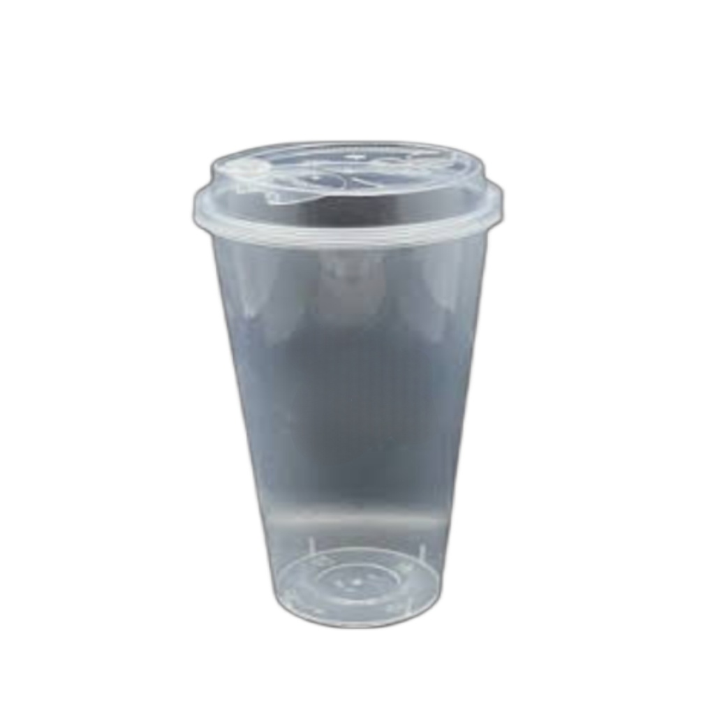 Cup Gelas Injection 16oz / 500ml datar (body)