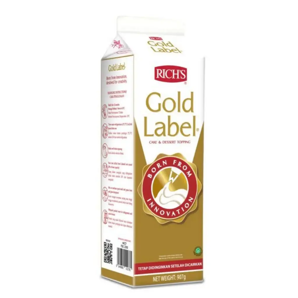 Richs Gold Label Whipping Cream 907gr