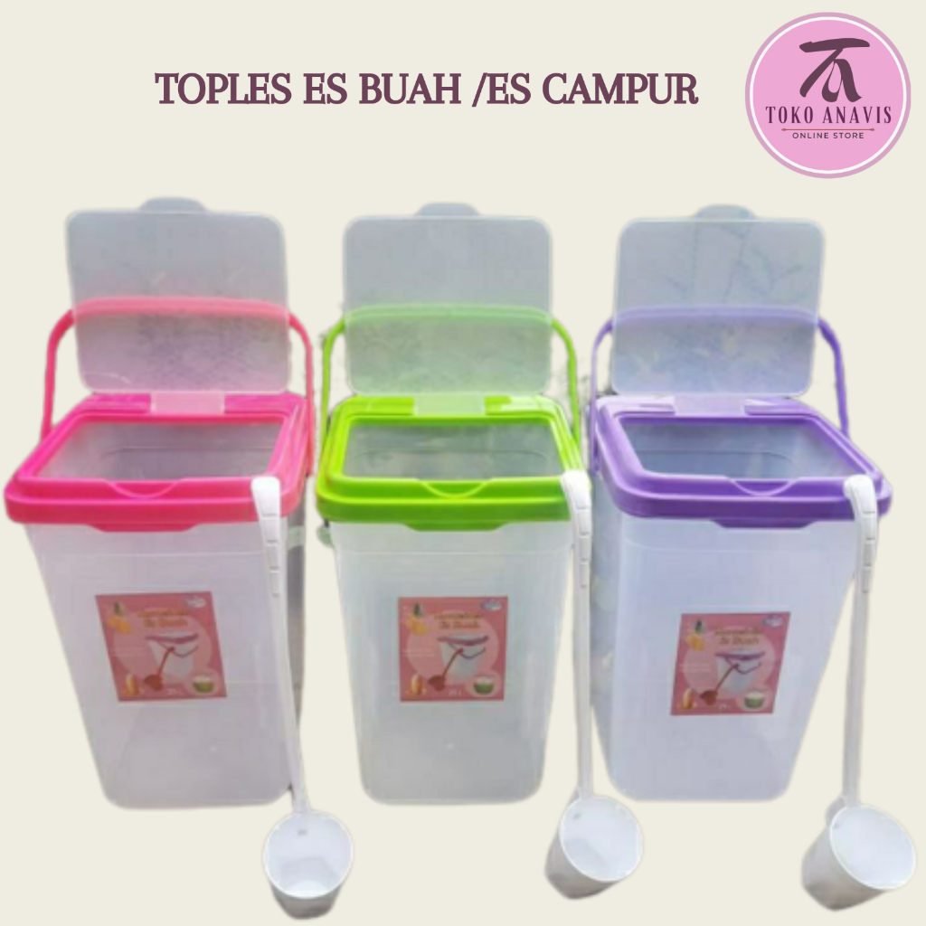 Kontainer Es Buah / Es Kobok 15L
