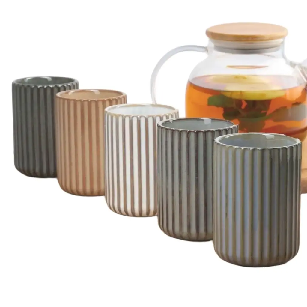 GS145 GULSOO Gelas Cafe Keramik Vintage 300ml