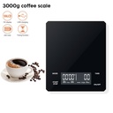 BK01 Timbangan Kopi Digital Timer Coffee Scale 3kg 0.1g Taffware