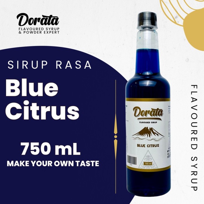 Sirup Dorata Blue Citrus
