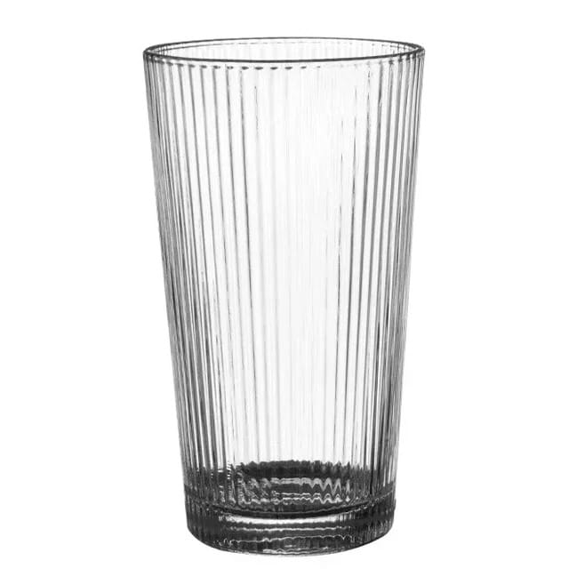 [PCGC018] IN34 370ml Gelas Cafe Stripe One Two Cups