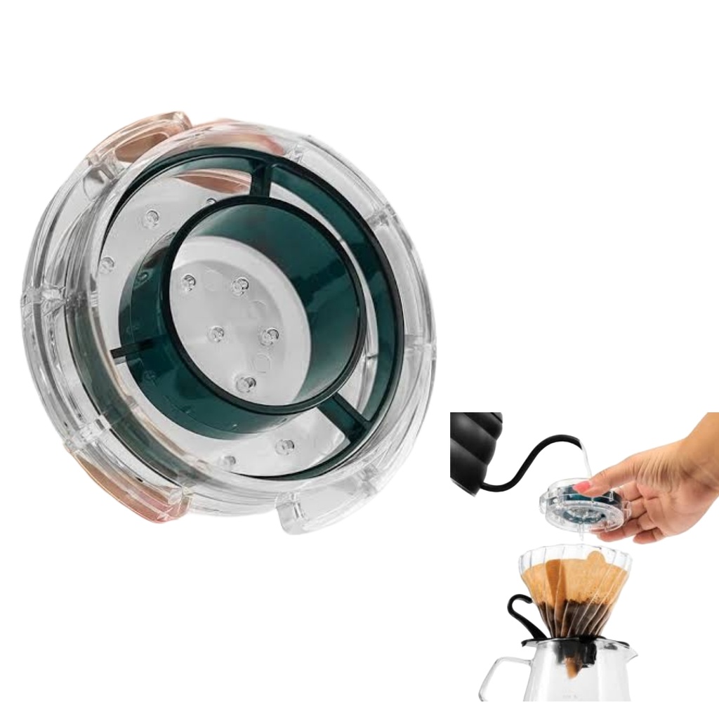 [PKDV021] LA09 Green White Drip Assist V60 Manual Brew Coffee