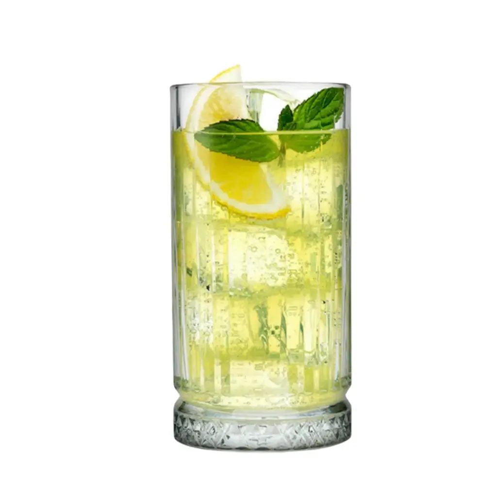 [PCGC006] EL45 445ml Gelas Cafe Striped Crystal Style One Two Cups