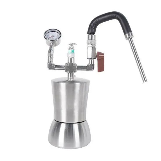 Profesional Portable Steamer Milk Frother Portable Strong Dry Steam 3 Hole 2.5 Bar ALMKOPI