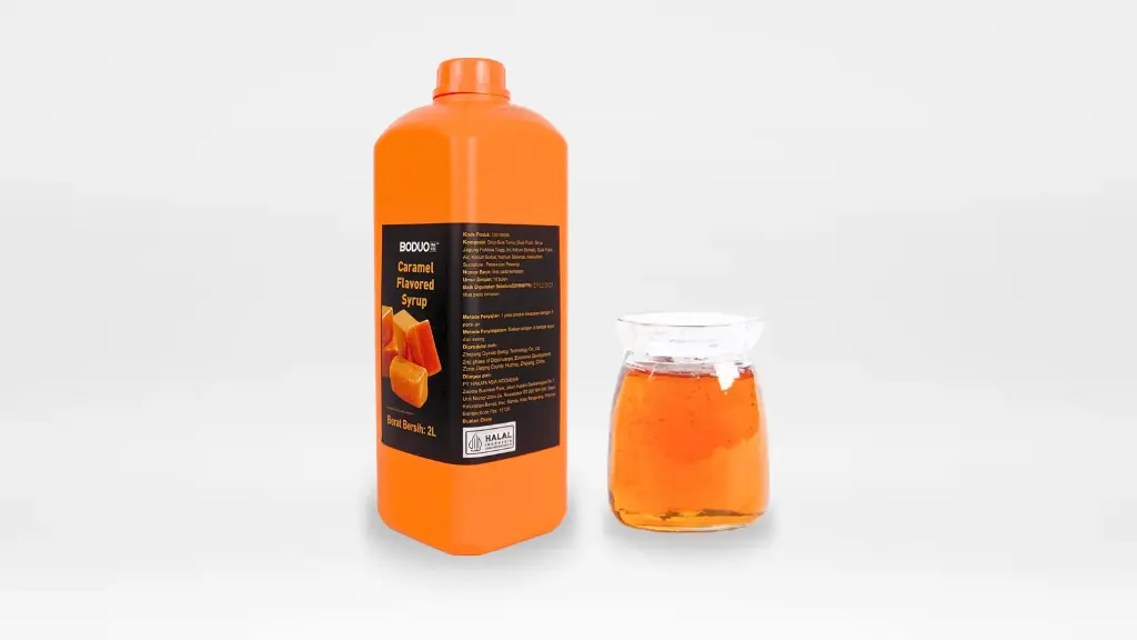 Boduo Caramel Flavored Syrup 2L