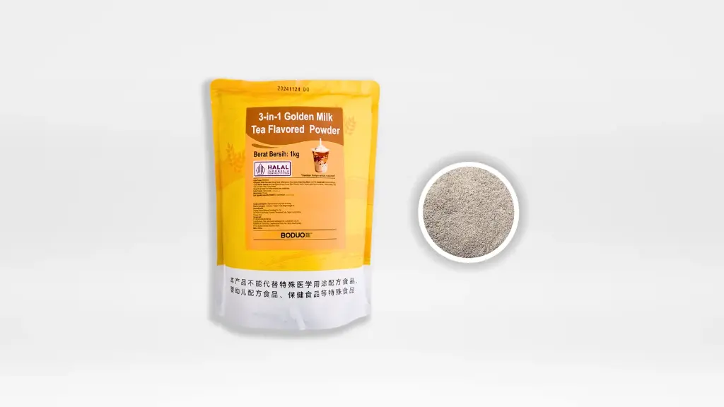Boduo 3 in 1 Golden Milk Tea Flavored Powder