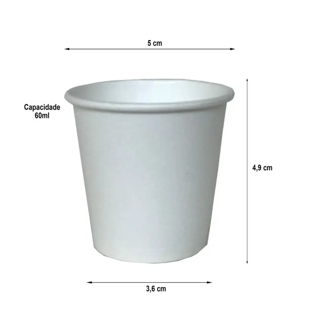 [APG01024] Paper Cup Putih 2.5oz isi 80