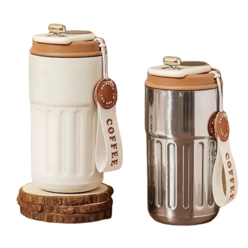 Muloo Botol Minum Tumbler Smart Display Stainless Steel 400ml