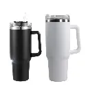 TLXT Botol Minum Tumbler Air Panas Dingin Straw Flask BPA Free 1.2L