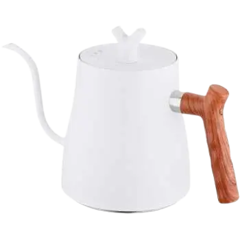 CH15 ELPINIS White 1.5L Teko Leher Angsa Gooseneck Pour Over Kettle