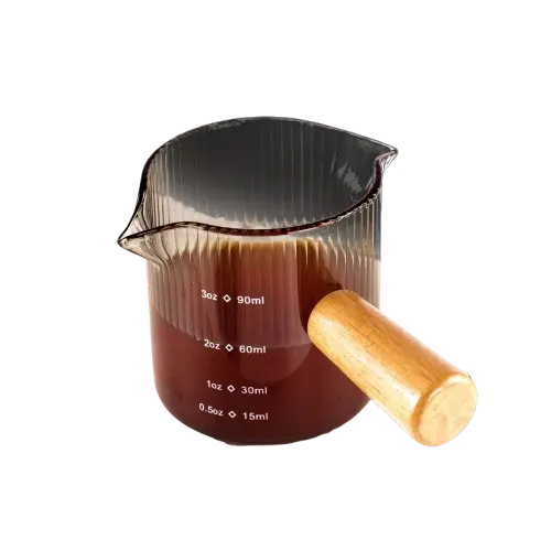 [ATGT015] KS65 Gray 90ml Gelas Takar Measuring Cup One Two Cups