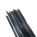 250 Pcs Sedotan Runcing Hitam Steril