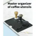 S24 Black Tamper Mat Silicone