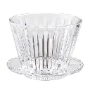 KP20 Transparent Wave Coffee Dripper V60 1-2 Cup One Two Cups