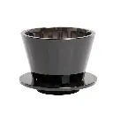 KP20 Black Wave Coffee Dripper V60 1-2 Cups One Two Cups