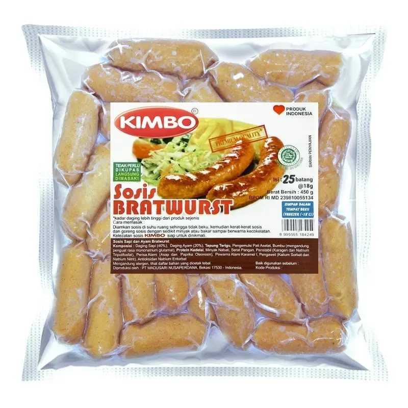 450gr Frozen Kimbo Sosis Bratwurst