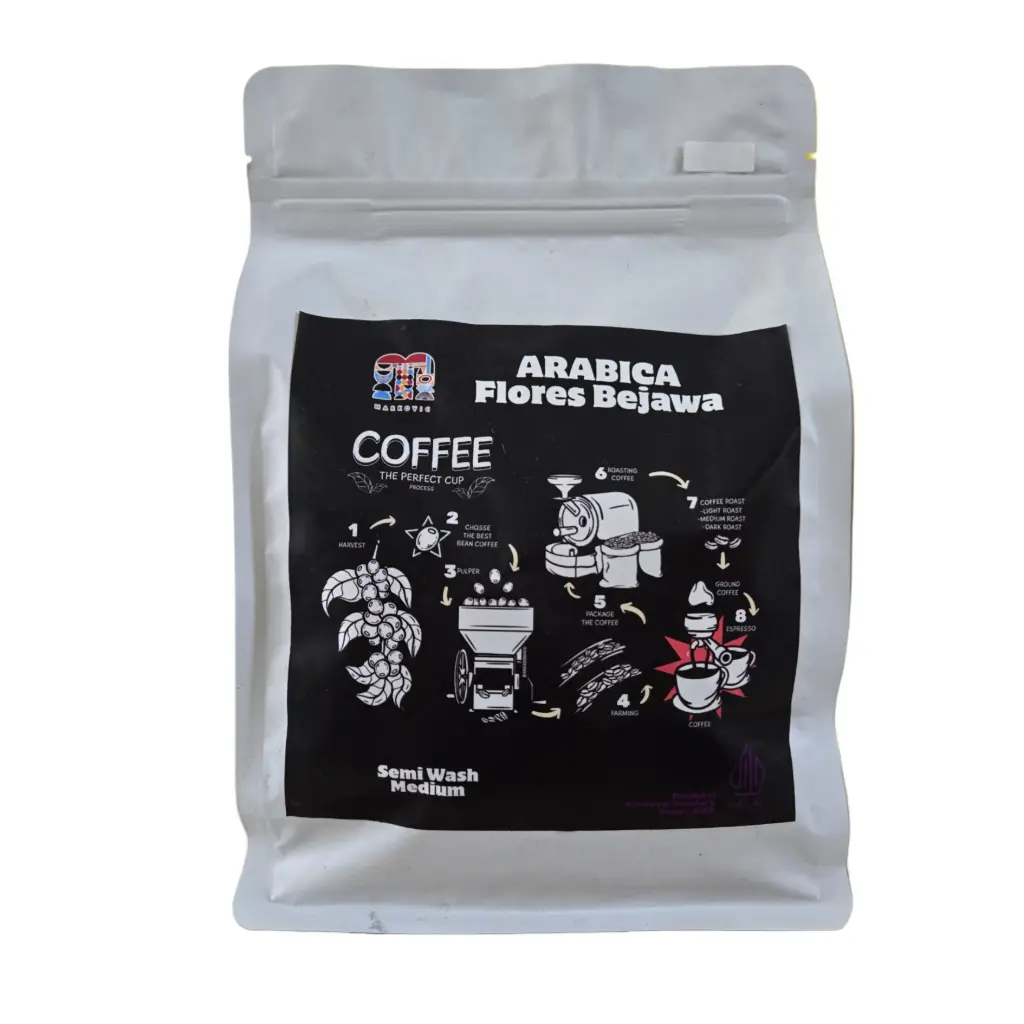 Arabica Flores Bajawa Semi Washed Roasted Beans